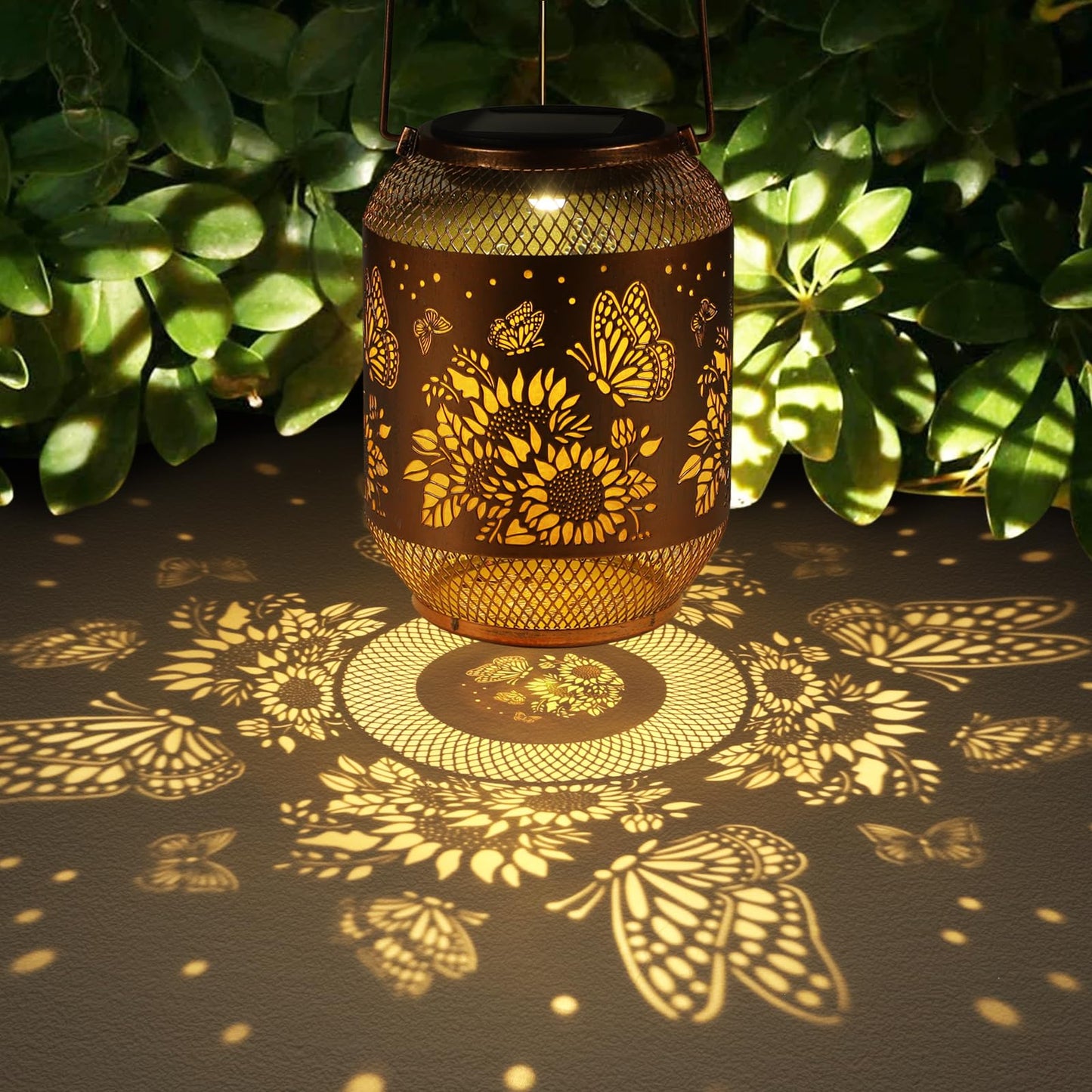 Hummingbird Solar Lanterns Outdoor Hanging Christmas Lantern as Birthdays Gifts for Women Mom Grandma Metal Waterproof Garden Decorative Hummingbird Solar Lights for Yard, Patio, Lawn, Porch, Backyard